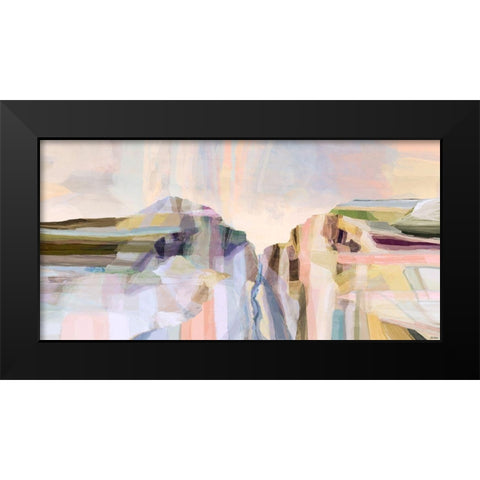 Hilltop Black Modern Wood Framed Art Print by Tienhaara, Michael