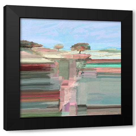 Grand Vision I Black Modern Wood Framed Art Print with Double Matting by Tienhaara, Michael