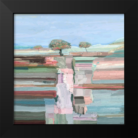 Grand Vision II Black Modern Wood Framed Art Print by Tienhaara, Michael