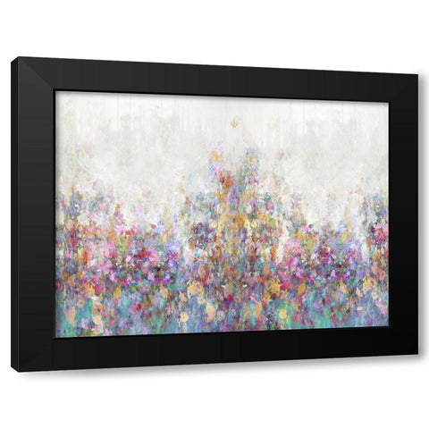 Morning Bloom Black Modern Wood Framed Art Print by Robbins, Nikki