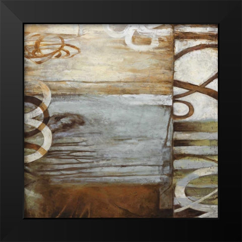 Crossroads II Black Modern Wood Framed Art Print by Stevens, Nick