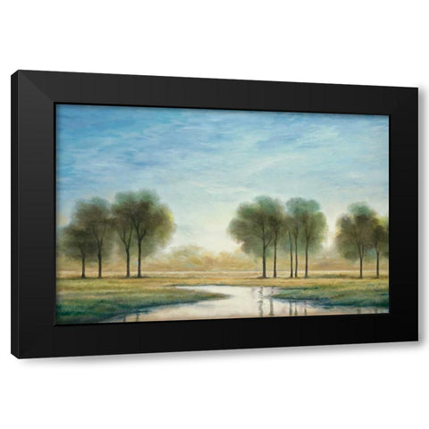 Morning Reflection I Black Modern Wood Framed Art Print with Double Matting by Thomas, Neil