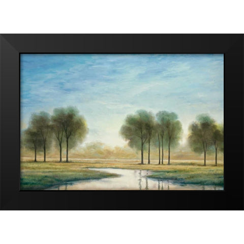 Morning Reflection I Black Modern Wood Framed Art Print by Thomas, Neil