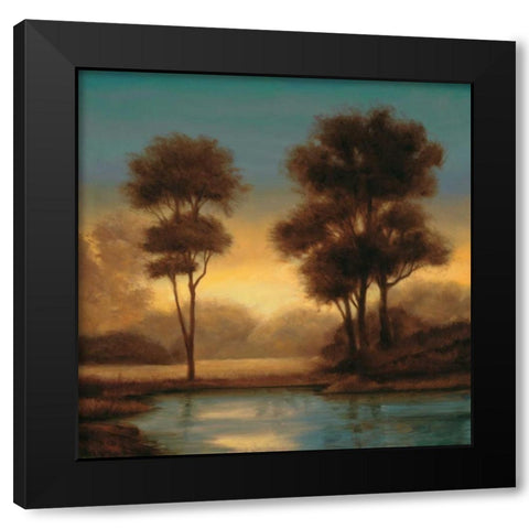 Twilight II Black Modern Wood Framed Art Print with Double Matting by Thomas, Neil