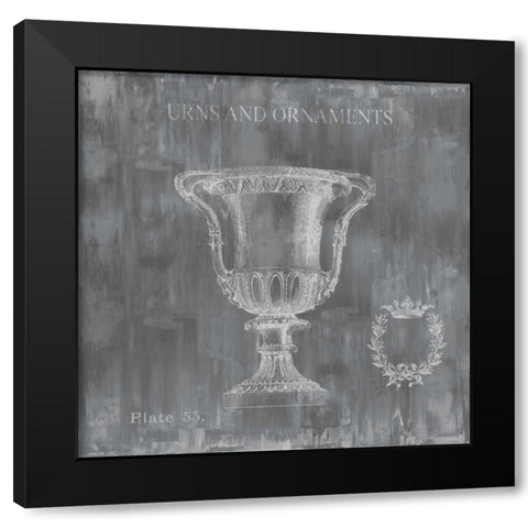 Urns and Ornaments II Black Modern Wood Framed Art Print by Jeffries, Oliver