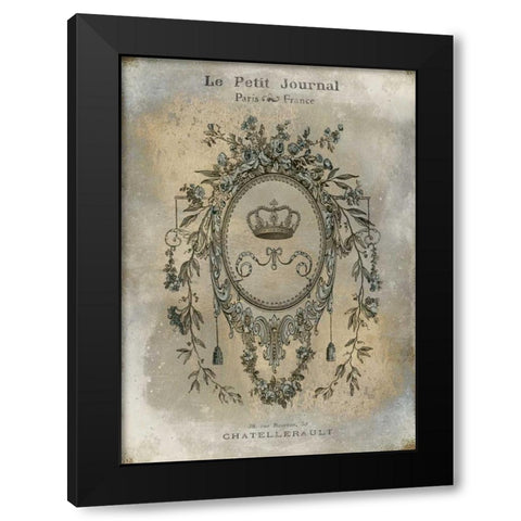 Le Petite Journal Black Modern Wood Framed Art Print with Double Matting by Jeffries, Oliver