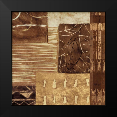 Naturally II Black Modern Wood Framed Art Print by Perry, Olivia