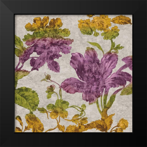 Full Bloom I Black Modern Wood Framed Art Print by Davis, Pamela