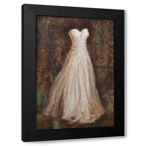 Evening Romance I Black Modern Wood Framed Art Print with Double Matting by Jensen, Philip