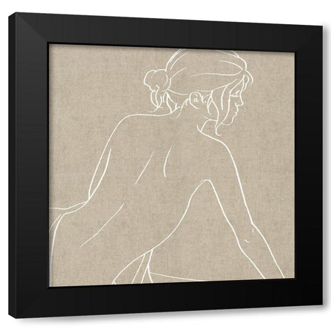 Female Figure Natural I Black Modern Wood Framed Art Print with Double Matting by Blake, Madeline