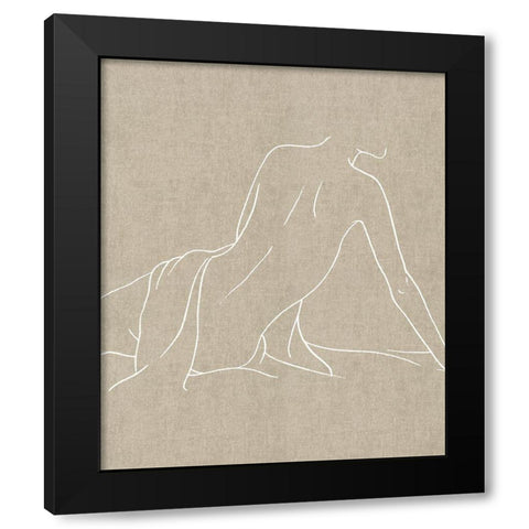 Female Figure Natural IV Black Modern Wood Framed Art Print with Double Matting by Blake, Madeline