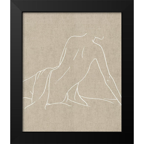 Female Figure Natural IV Black Modern Wood Framed Art Print by Blake, Madeline
