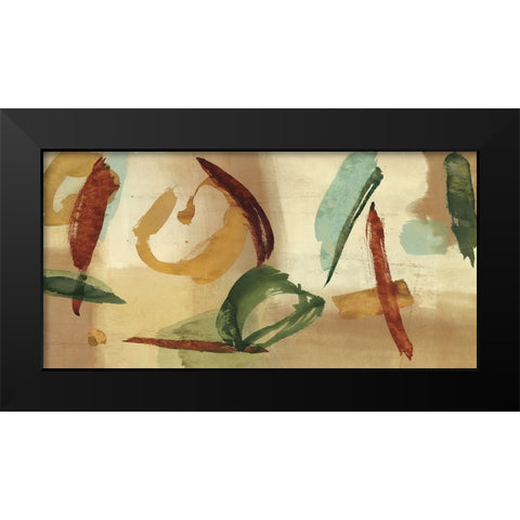 Gestures Black Modern Wood Framed Art Print by Langham, Patrick