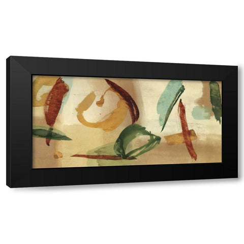Gestures Black Modern Wood Framed Art Print with Double Matting by Langham, Patrick