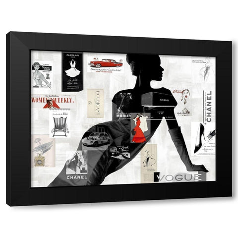 High Fashion I Black Modern Wood Framed Art Print with Double Matting by Pearson, Amanda
