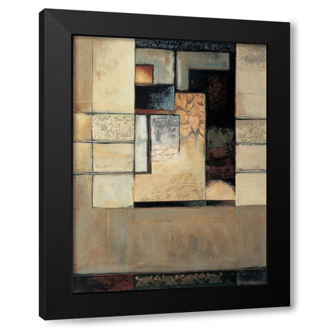 This Way I Black Modern Wood Framed Art Print with Double Matting by Sanderson, Paul
