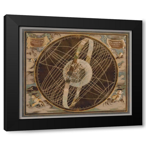 Celestial I Black Modern Wood Framed Art Print by Brennan, Russell
