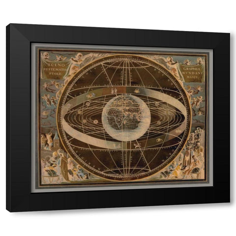 Celestial II Black Modern Wood Framed Art Print by Brennan, Russell