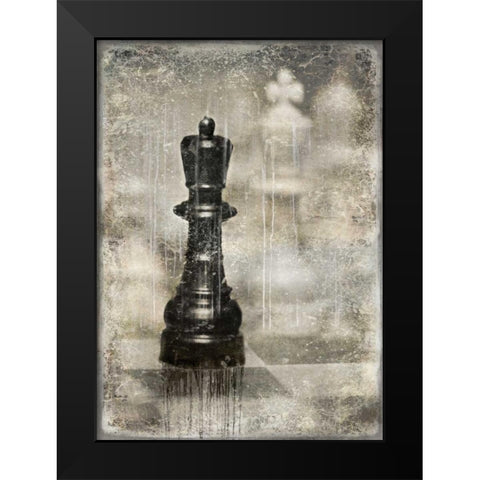 Checkmate I Black Modern Wood Framed Art Print by Brennan, Russell