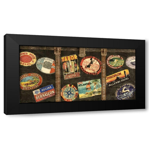 Vintage Voyage Black Modern Wood Framed Art Print by Brennan, Russell