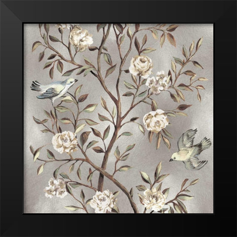 Chinoiserie II Black Modern Wood Framed Art Print by Campbell, Renee