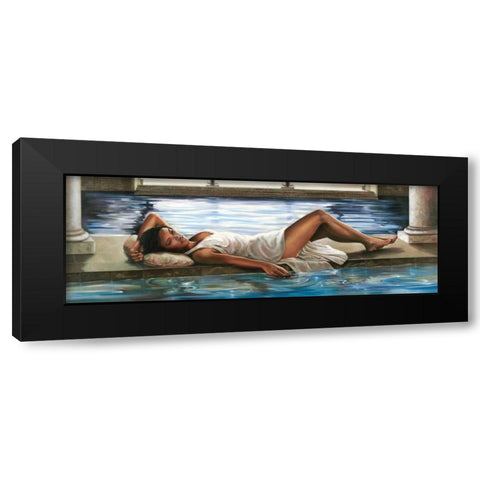Restful Retreat I Black Modern Wood Framed Art Print by Di Scenza, Ron