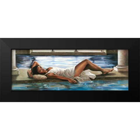 Restful Retreat I Black Modern Wood Framed Art Print by Di Scenza, Ron