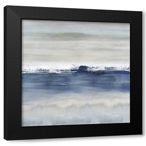 Nuanced Black Modern Wood Framed Art Print with Double Matting by Springer, Rachel