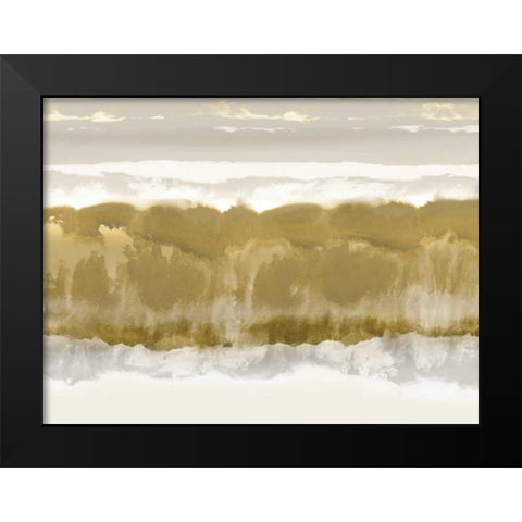 Undertone Black Modern Wood Framed Art Print by Springer, Rachel