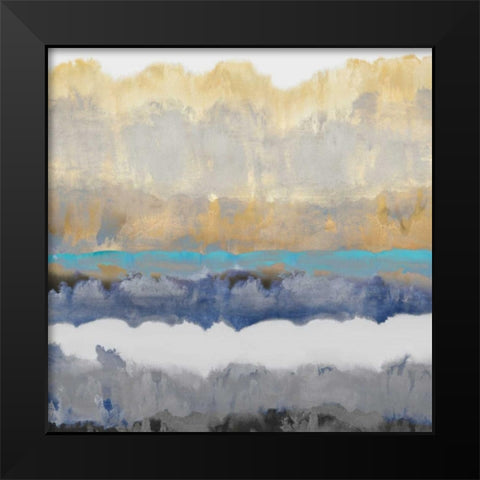 Murmur III Black Modern Wood Framed Art Print by Springer, Rachel