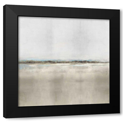 Whisper II Black Modern Wood Framed Art Print by Springer, Rachel