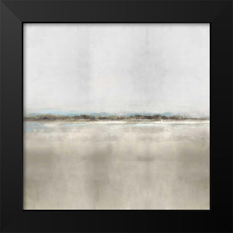 Whisper II Black Modern Wood Framed Art Print by Springer, Rachel