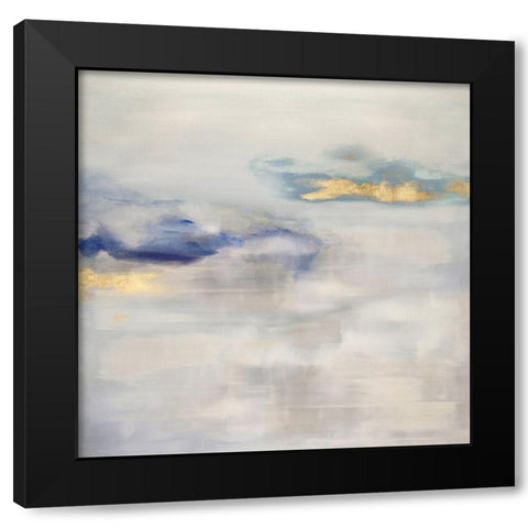 Ethereal with Blue II Black Modern Wood Framed Art Print by Springer, Rachel