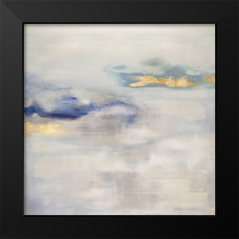 Ethereal with Blue II Black Modern Wood Framed Art Print by Springer, Rachel