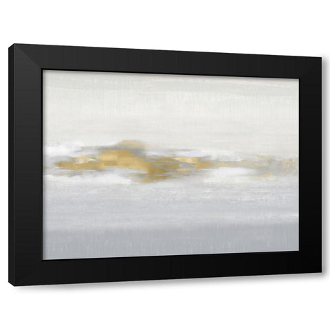 Ethereal with Gold I Black Modern Wood Framed Art Print with Double Matting by Springer, Rachel