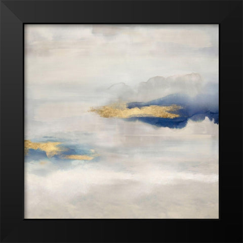 Ethereal with Blue IV Black Modern Wood Framed Art Print by Springer, Rachel