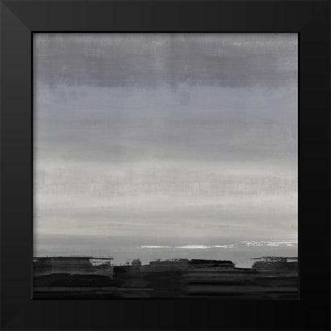 Midnight Horizon I Black Modern Wood Framed Art Print by Springer, Rachel