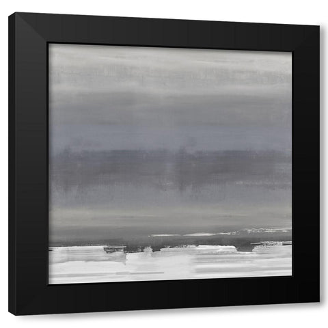 Highlight Midnight II Black Modern Wood Framed Art Print with Double Matting by Springer, Rachel