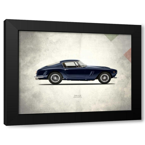 Ferrari 250GT 1959 Black Modern Wood Framed Art Print with Double Matting by Rogan, Mark