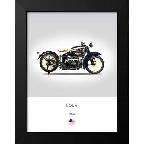 Henderson Four 1928 Black Modern Wood Framed Art Print by Rogan, Mark
