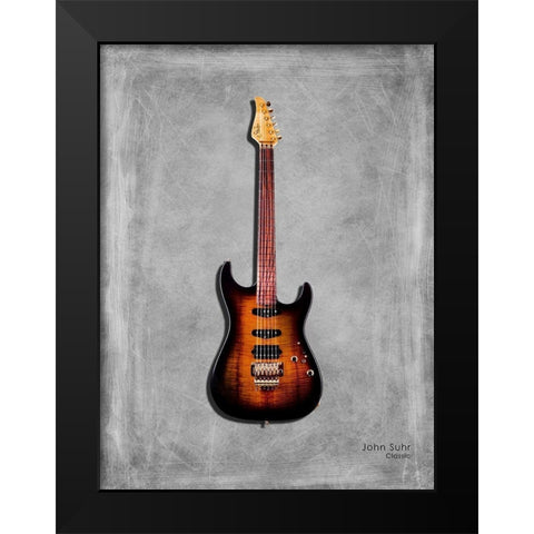 Suhr Classic Black Modern Wood Framed Art Print by Rogan, Mark