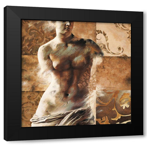 Venus de Milo Black Modern Wood Framed Art Print with Double Matting by Bellaunay, Sylvie