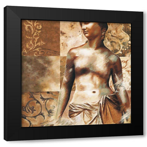 Aphrodite Black Modern Wood Framed Art Print by Bellaunay, Sylvie