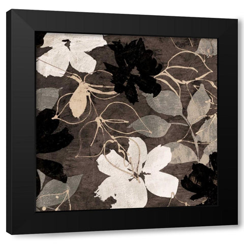 Fleurs IV Black Modern Wood Framed Art Print by Cailler, Sylvie