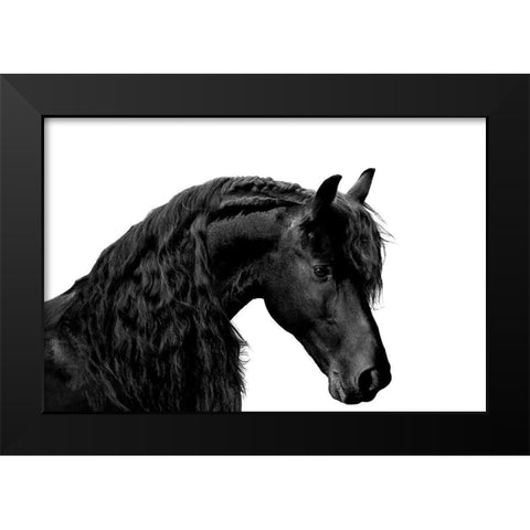 Classic Black I Black Modern Wood Framed Art Print by Carter, Samantha
