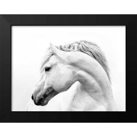 Head Turner Black Modern Wood Framed Art Print by Carter, Samantha