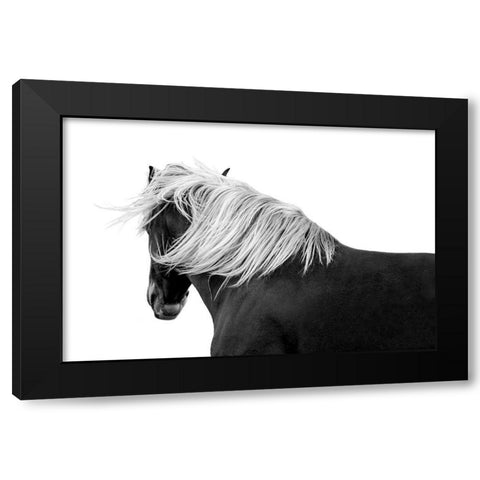 Flaxon Chestnut Black Modern Wood Framed Art Print with Double Matting by Carter, Samantha