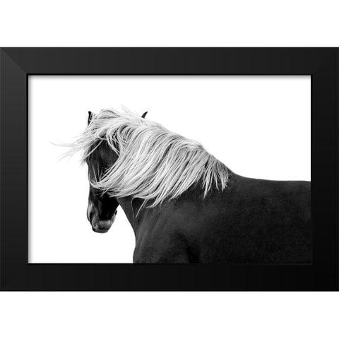 Flaxon Chestnut Black Modern Wood Framed Art Print by Carter, Samantha