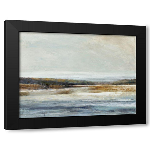 Waters Edge I Black Modern Wood Framed Art Print with Double Matting by Messina, Jake