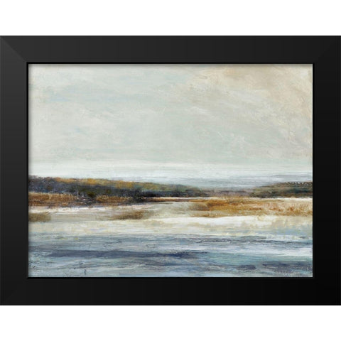Waters Edge I Black Modern Wood Framed Art Print by Messina, Jake